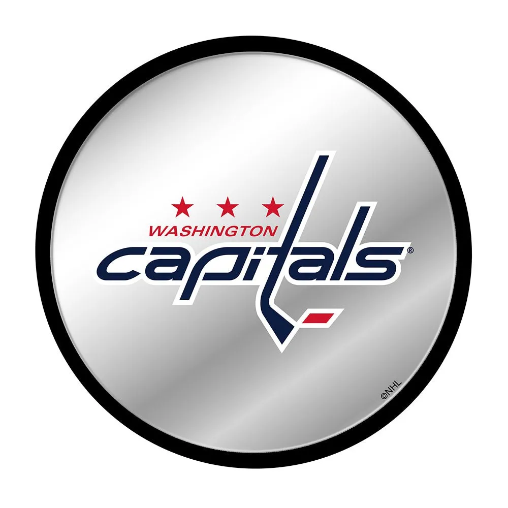 Washington Capitals: Secondary Logo - Modern Disc Mirrored Wall Sign