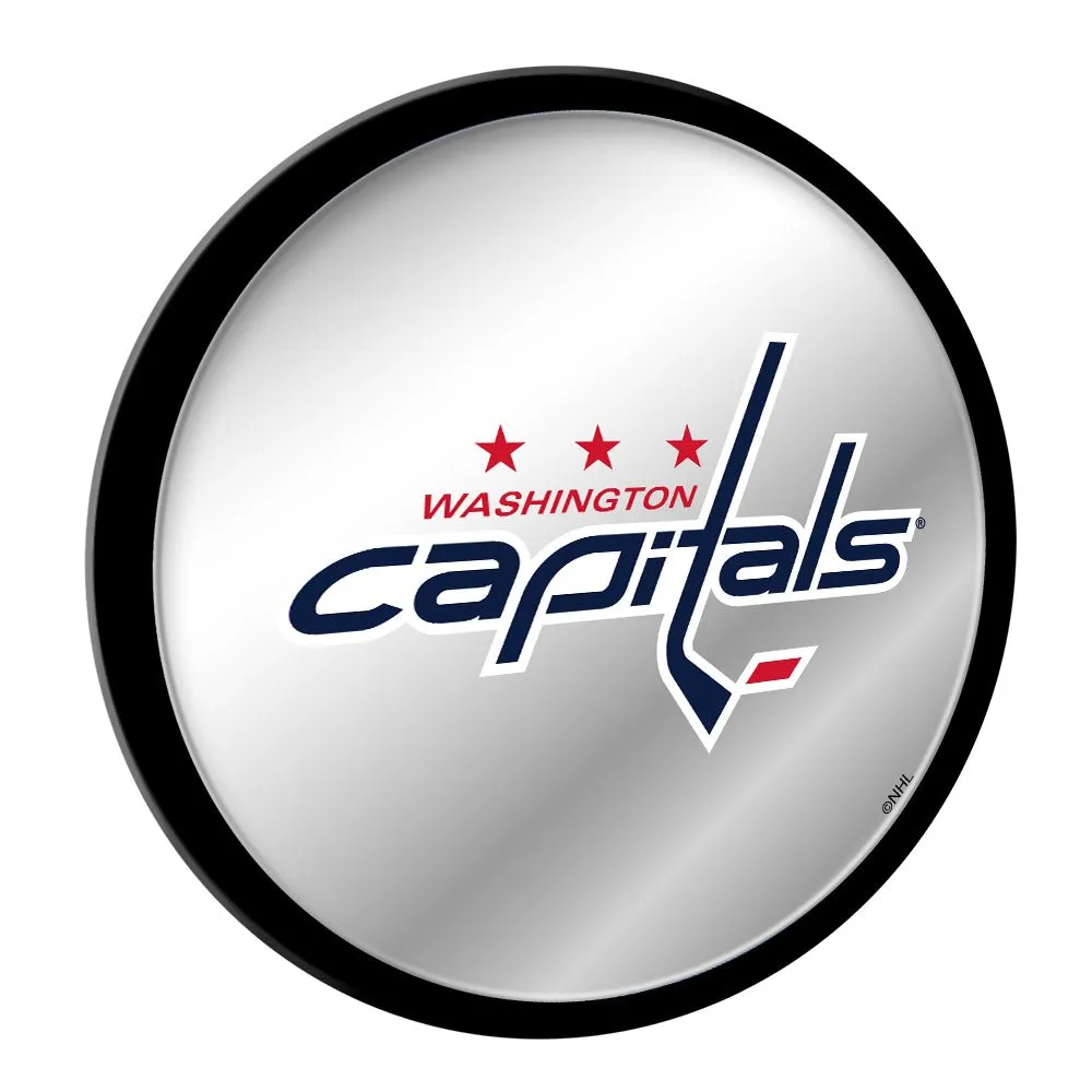 Washington Capitals: Secondary Logo - Modern Disc Mirrored Wall Sign