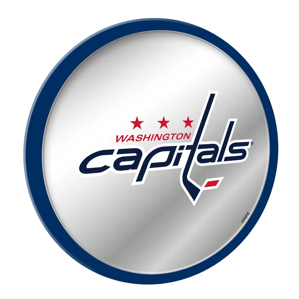 Washington Capitals: Secondary Logo - Modern Disc Mirrored Wall Sign