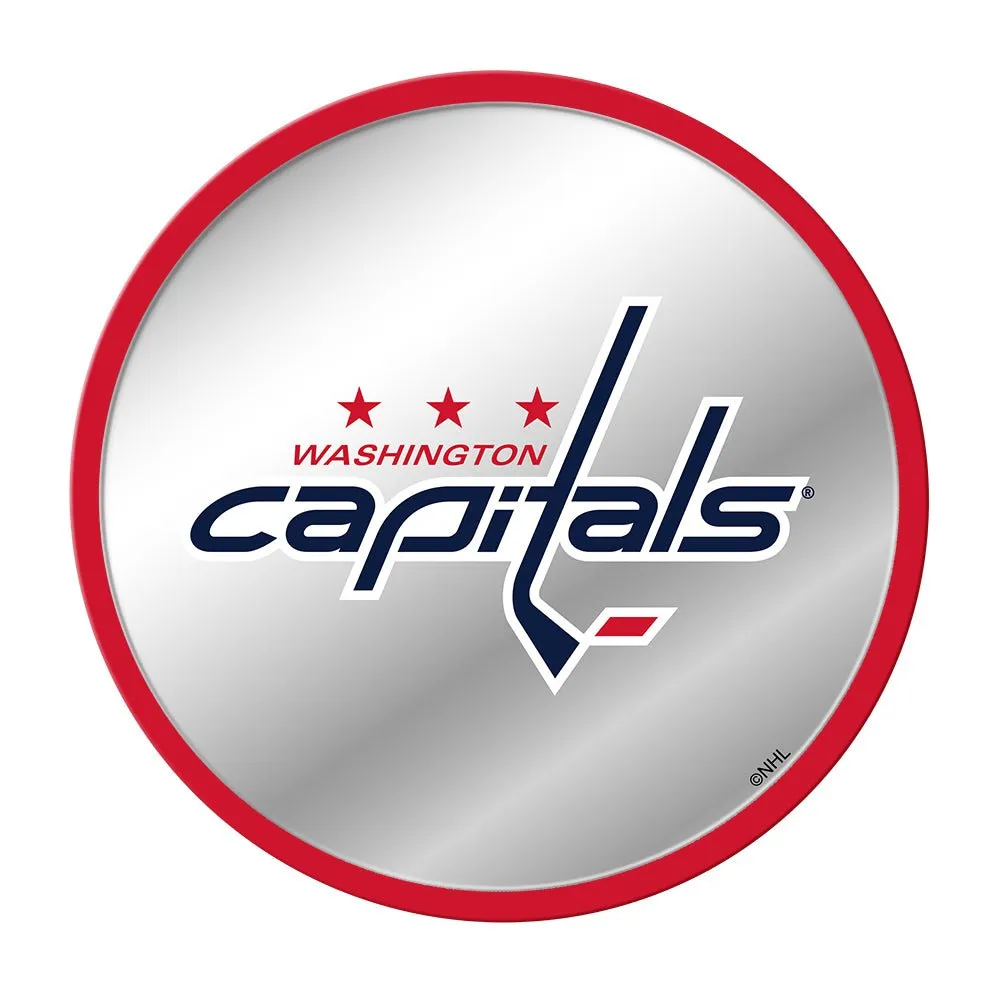 Washington Capitals: Secondary Logo - Modern Disc Mirrored Wall Sign