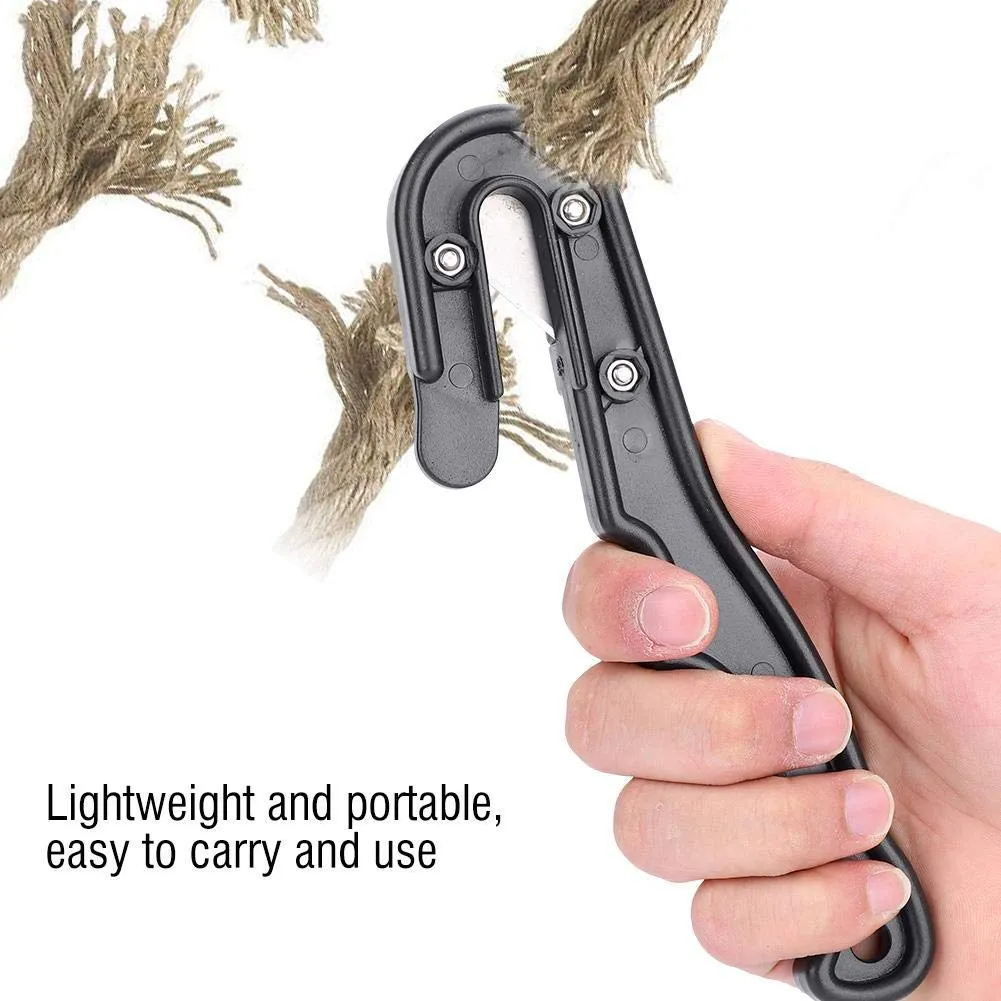 Wbestexercises Ligature Knife,Ligature Knife,PP & High Safety Rescue Cutter,PP & High Safety Rescue Fishing Net Line Cutter Scuba Diving Accessory