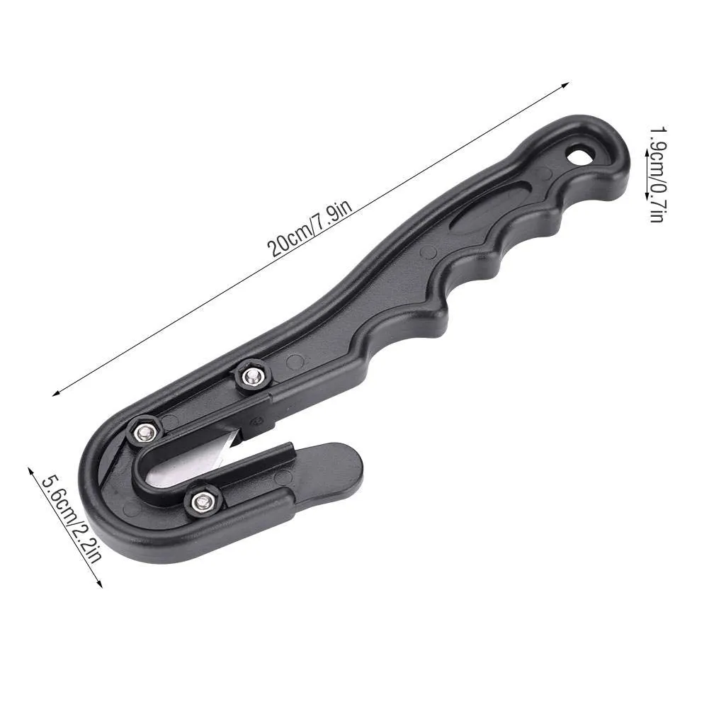 Wbestexercises Ligature Knife,Ligature Knife,PP & High Safety Rescue Cutter,PP & High Safety Rescue Fishing Net Line Cutter Scuba Diving Accessory