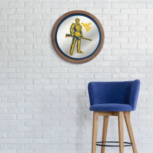 West Virginia Mountaineers: Mascot - Mirrored Barrel Top Mirrored Wall Sign