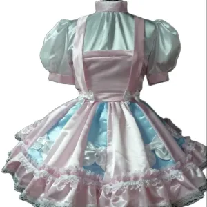 White Bow Sissy Suit