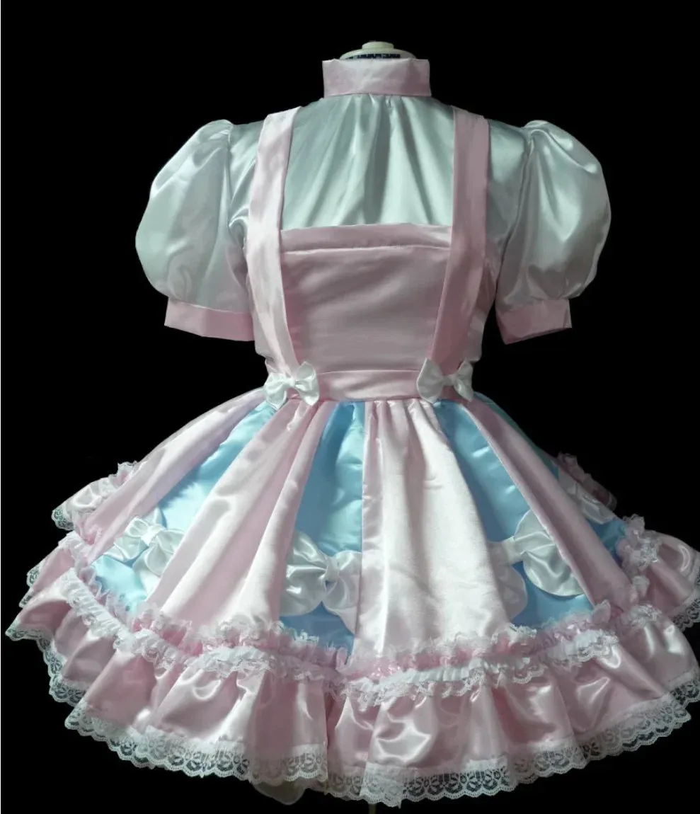 White Bow Sissy Suit