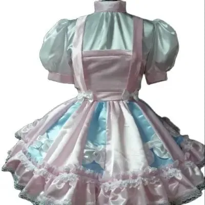 White Bow Sissy Suit