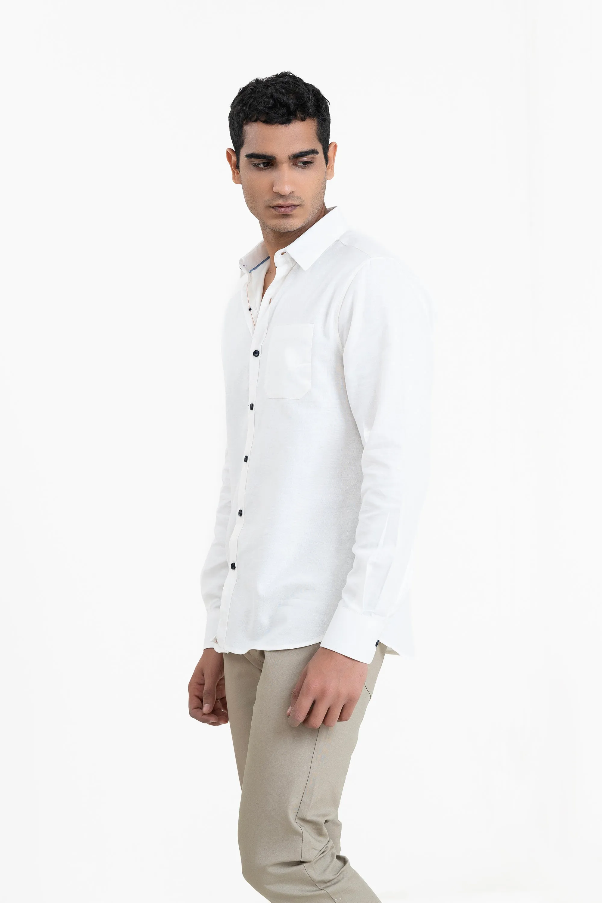 White Casual Shirt