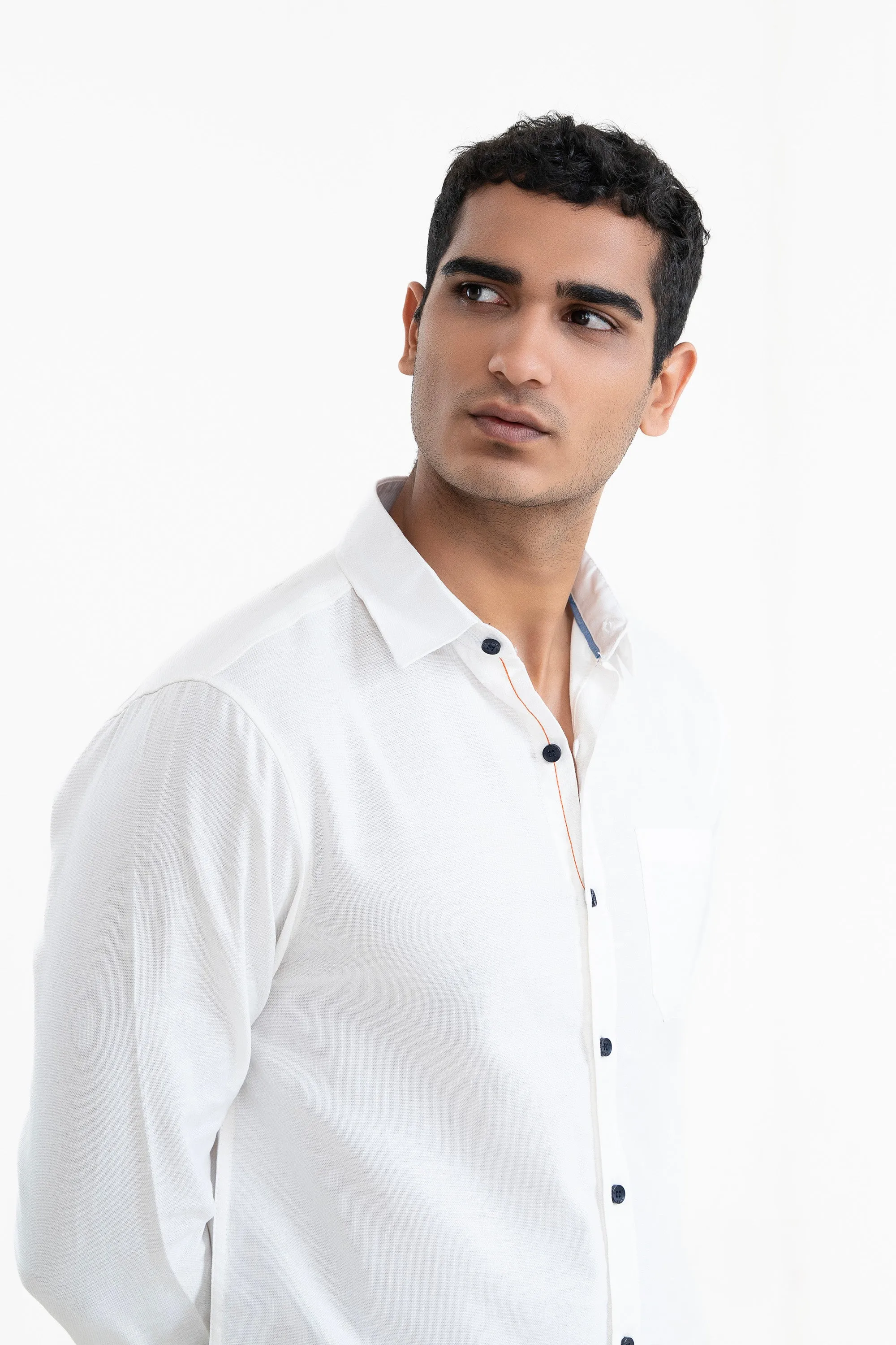 White Casual Shirt