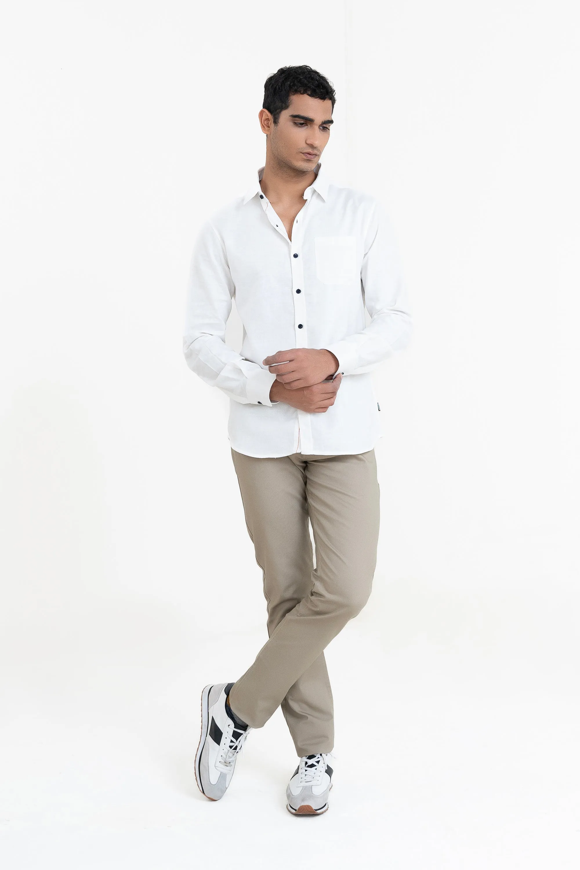 White Casual Shirt