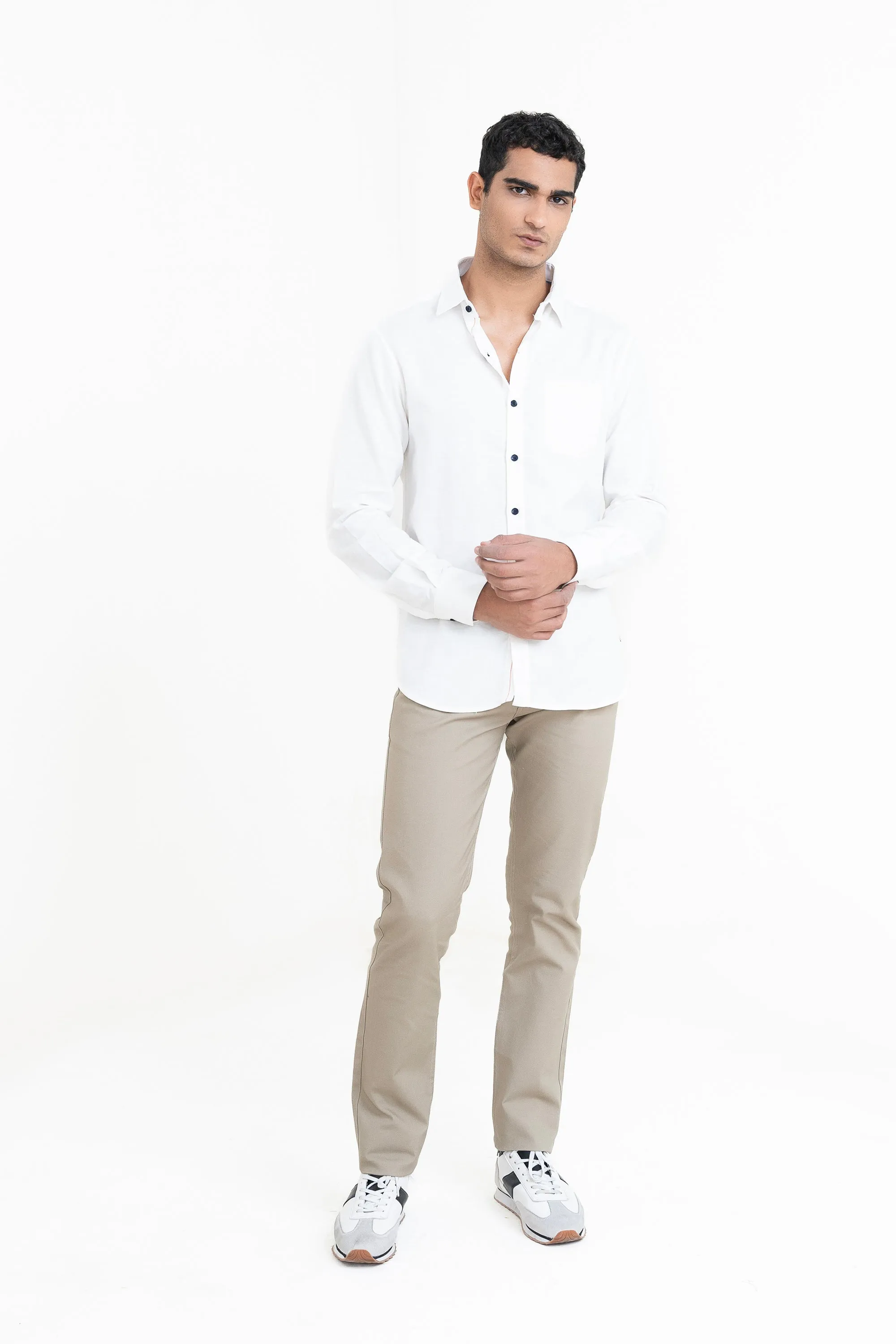 White Casual Shirt