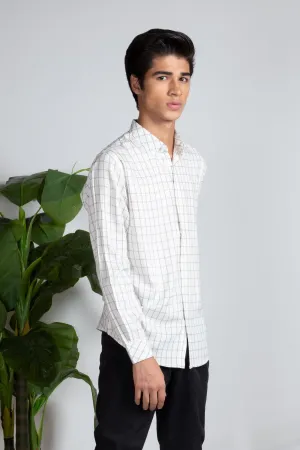 White Check Shirt