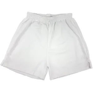 White - Clearance School Mesh Shorts - P.E/Sports - 3-XXL