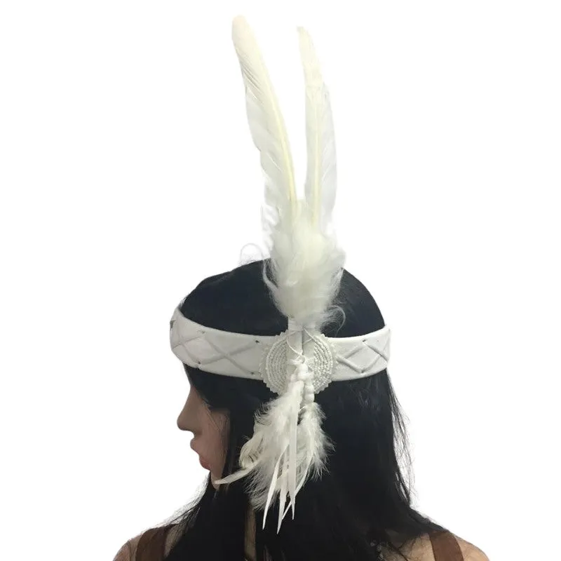 White Feather Headdress