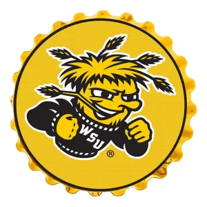 Wichita State Shockers: WuShock - Bottle Cap Wall Sign