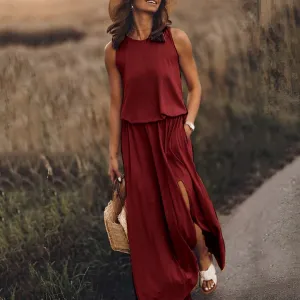 Women's Summer Vintage Beach Dress | Maxi