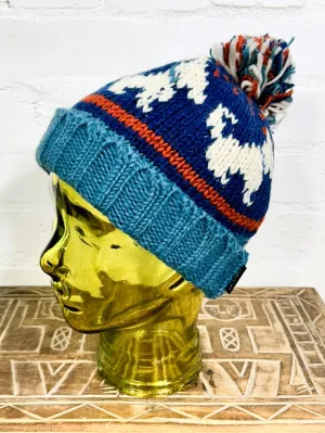 Wool Blue Dog Hat