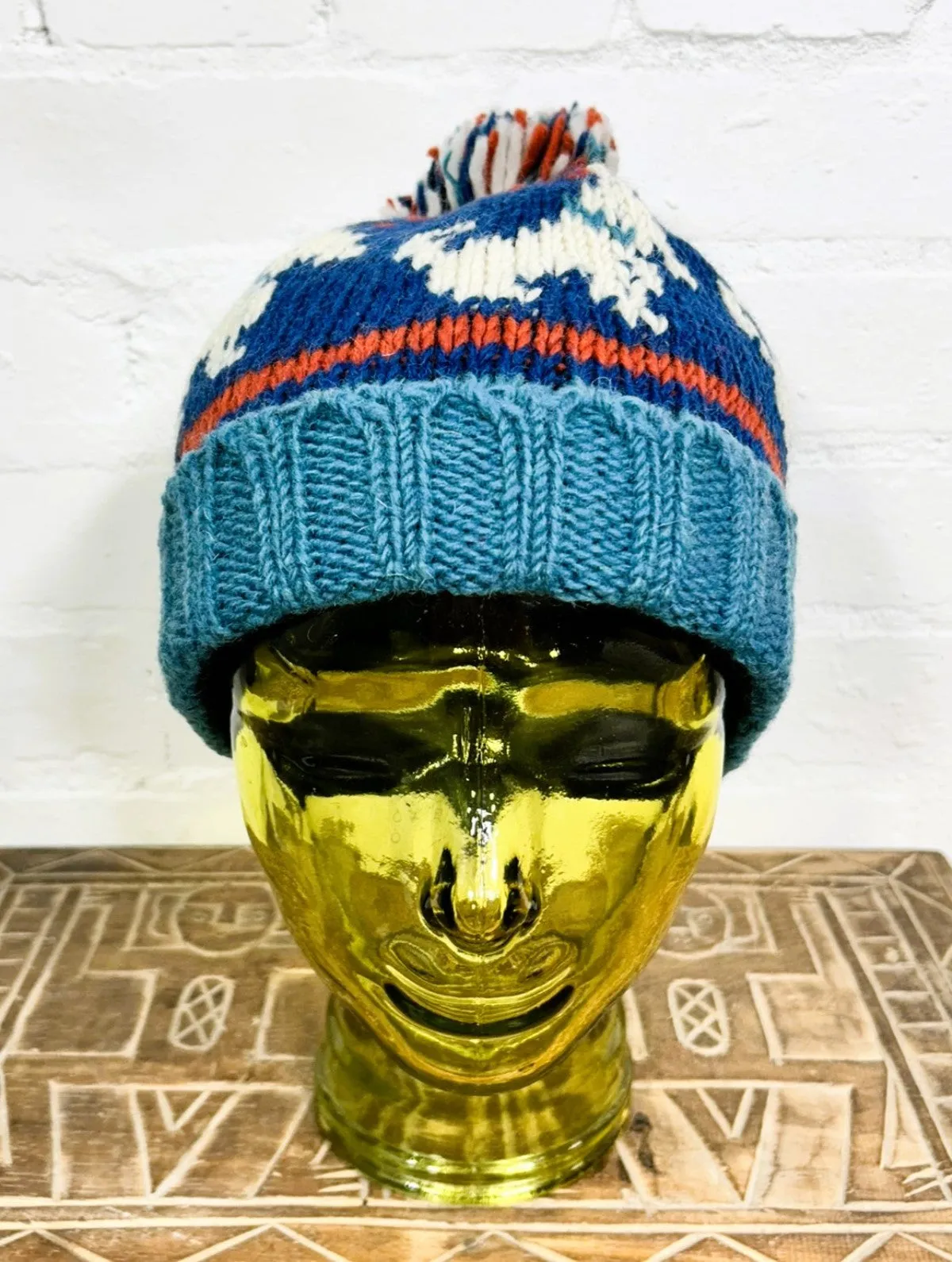 Wool Blue Dog Hat