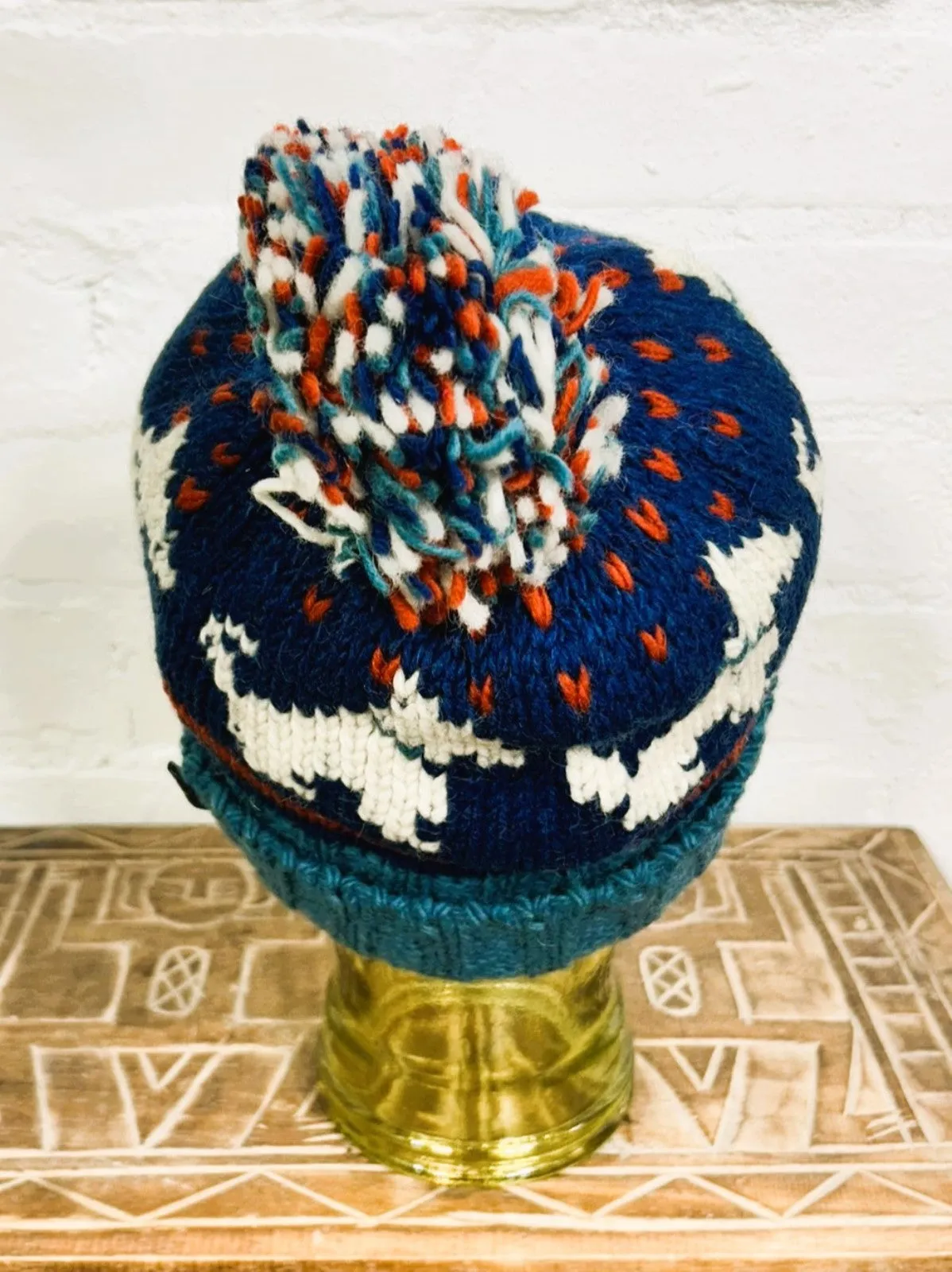 Wool Blue Dog Hat