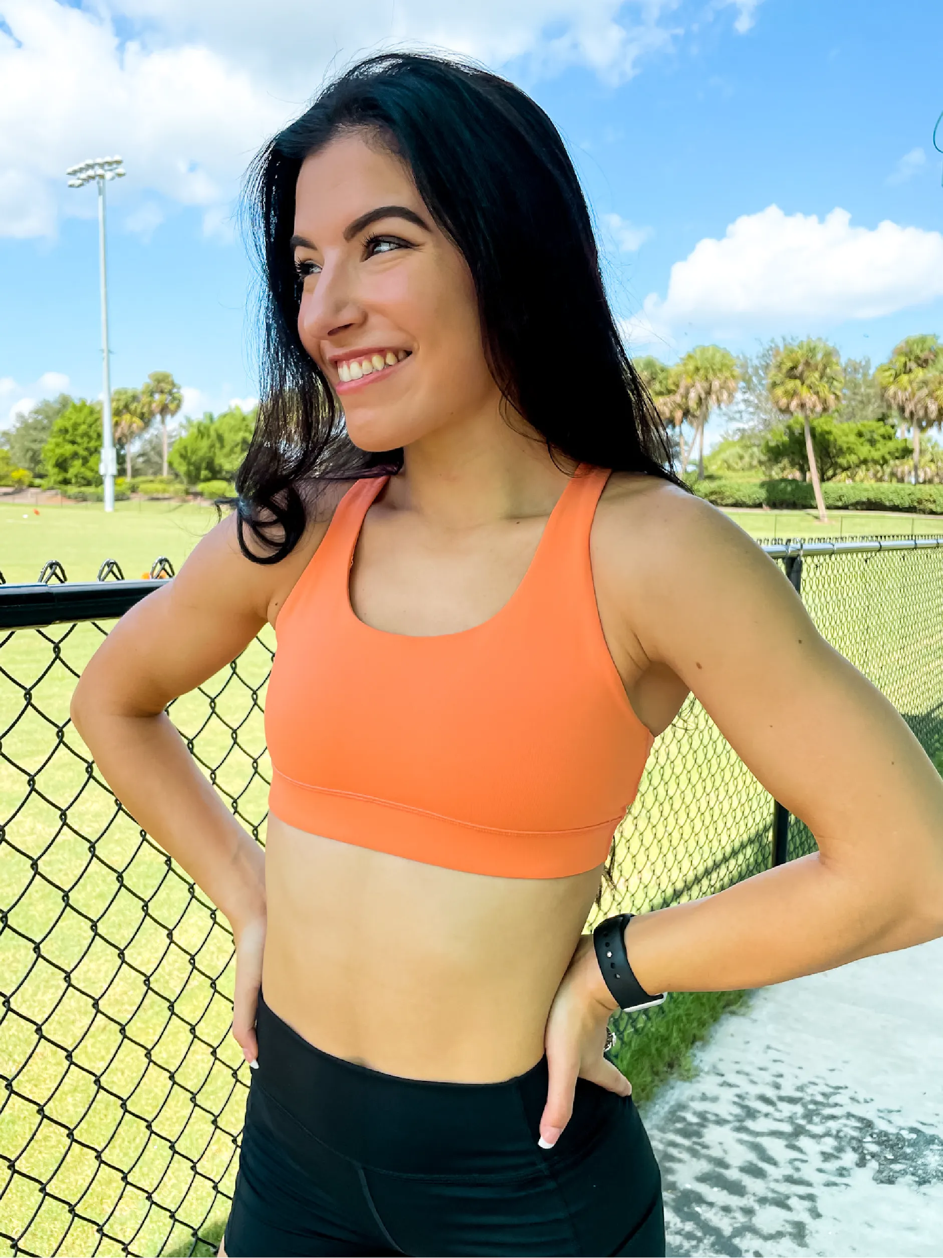 Worldwide Sports Bra - Peach