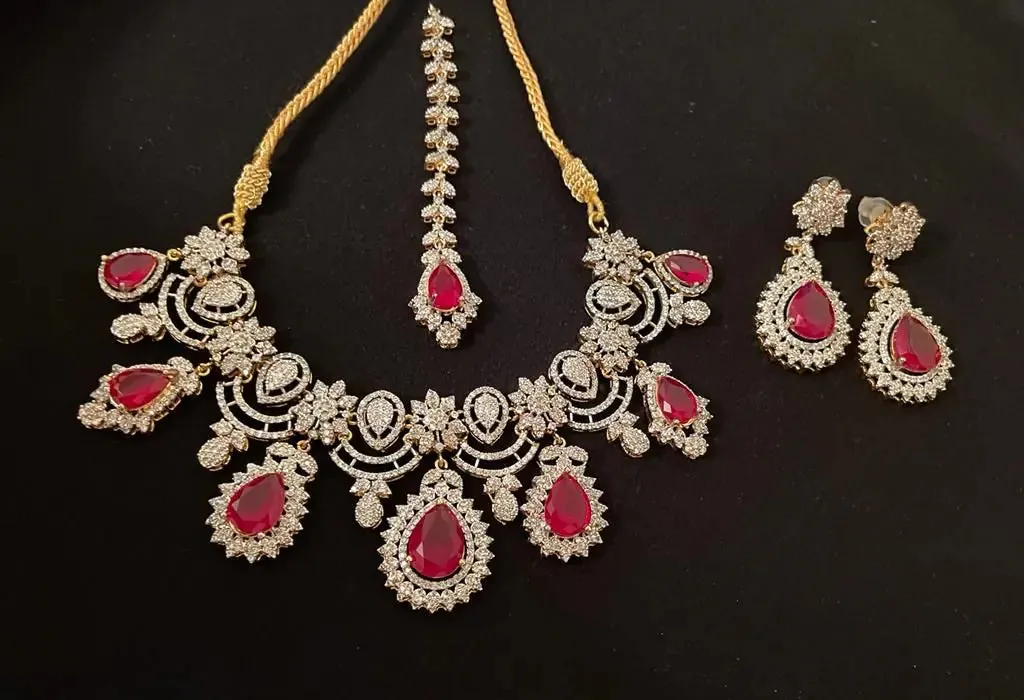 Zirconia Bridal Jewellery Set